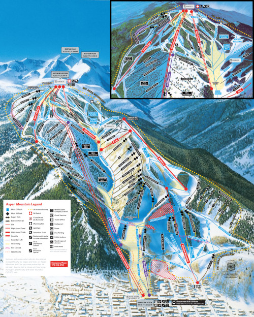 aspen mountain trail map