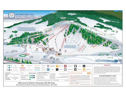 howelsen hill colorado trail map
