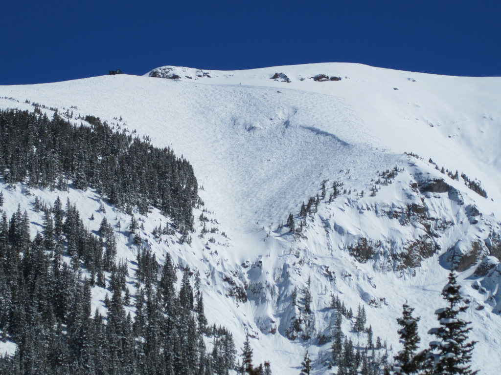 another wide photo of Telluride Gold Hill Chute #1