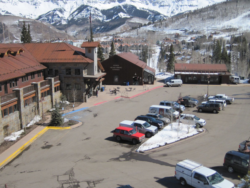 Station Village free parking garage at Telluride Mountain Village