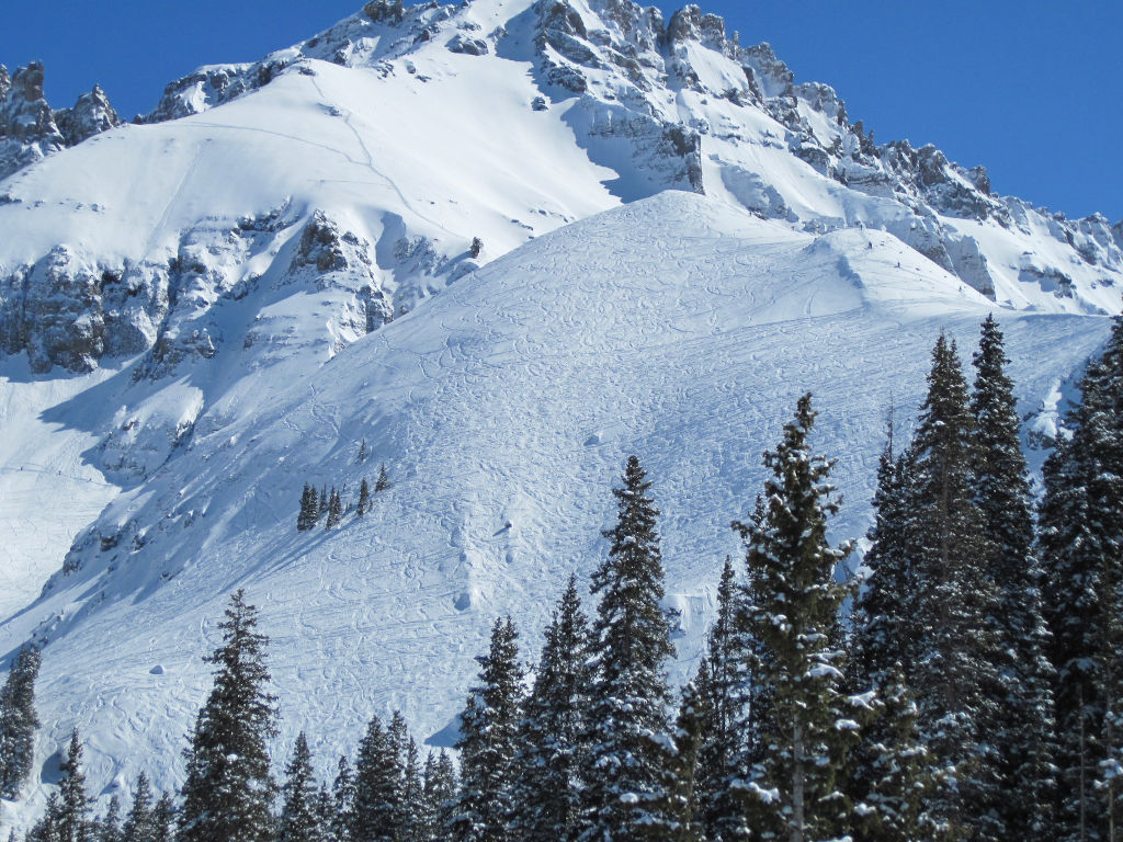 Black Iron Bowl Dihedral Face ski trail