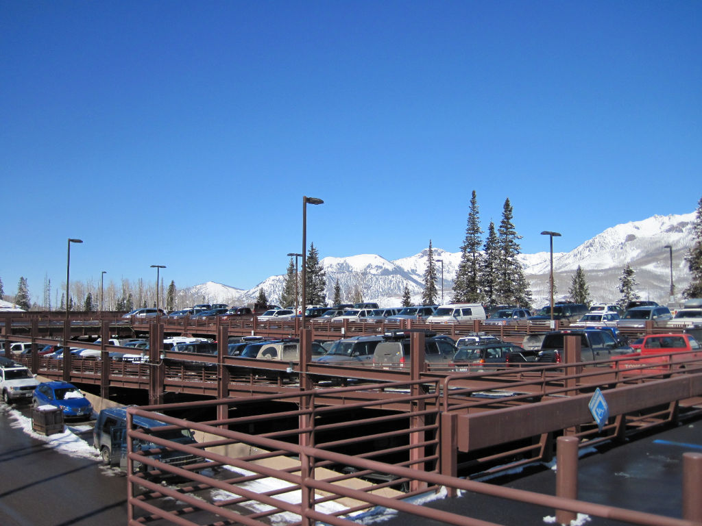 free parking garage in Telluride