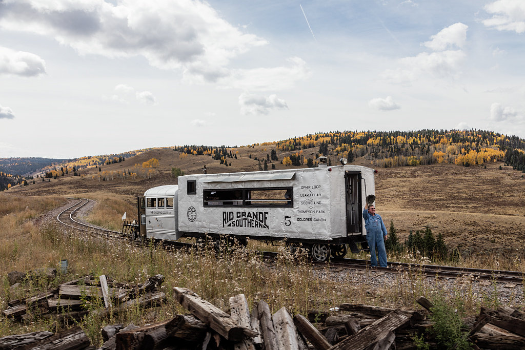 Galloping Goose historic train in Colorado