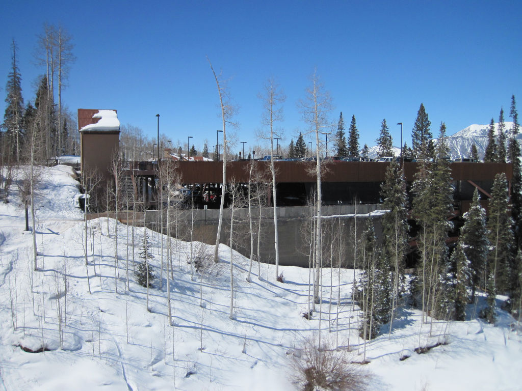 Free parking garage at Telluride Mountain Village