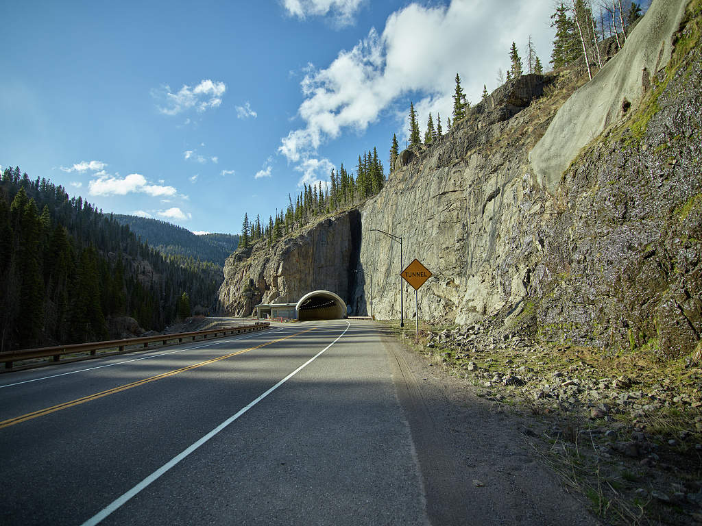 tunnel on Wolf Creek Pass