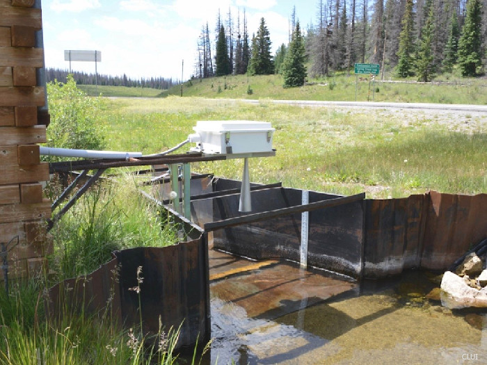 Spring Creek Pass water diversion on top of the Continental Divide