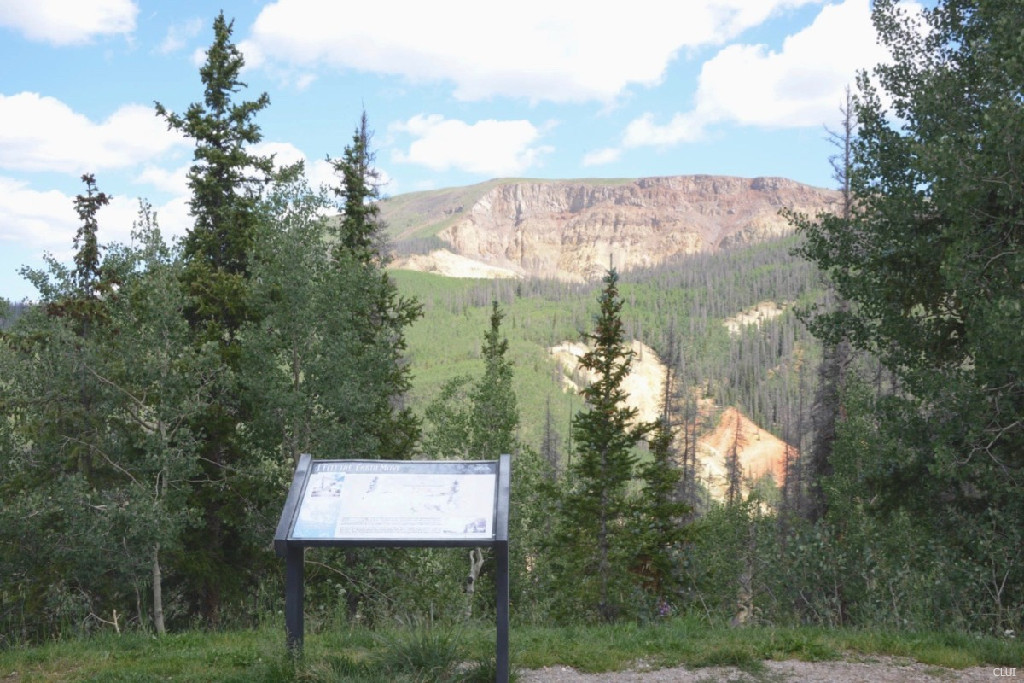 slumgullion earthflow to the north of Spring Creek Pass