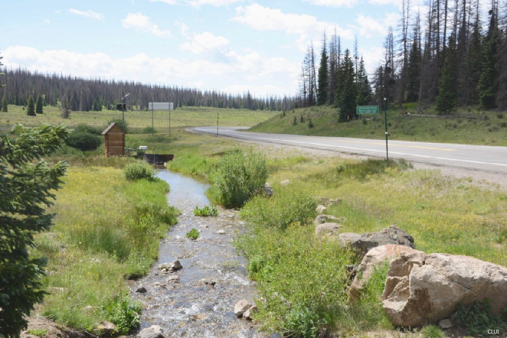 Tabor Ditch on Spring Creek Pass on the Continental Divide in Colorado
