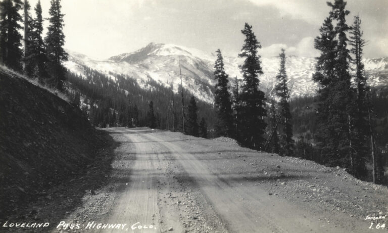 loveland pass historic photo from eastern side circa 1930s