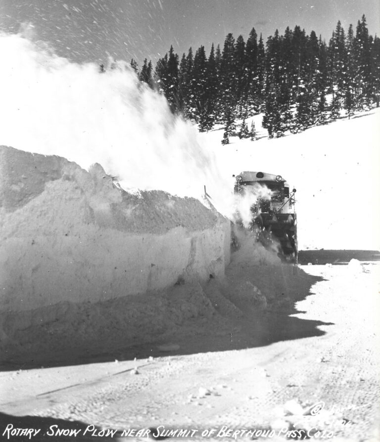 Snogo snowplow on Berthoud Pass
