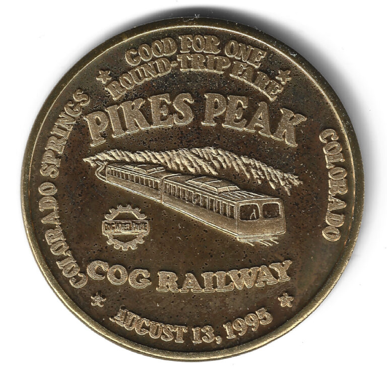 1995 Pikes Peak American Vecturist Association Medal front