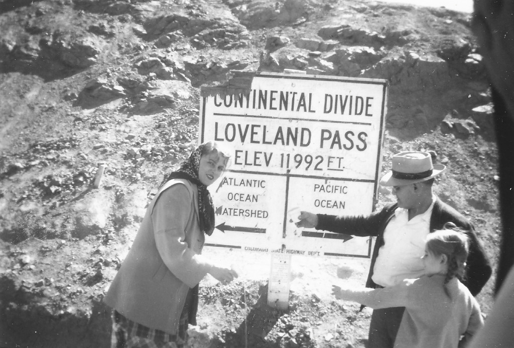 Loveland Pass Continental Divide sign photograph CL-930C