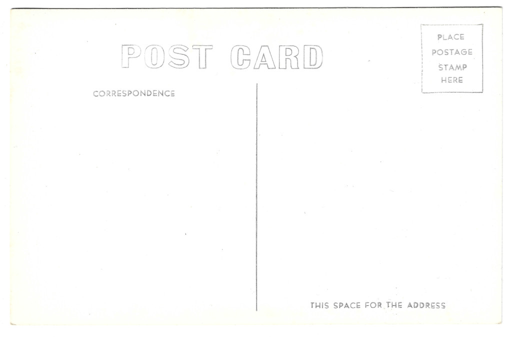 1951 Monarch Pass Continental Divide Sign Postcard CMO-M-1219 backside scan