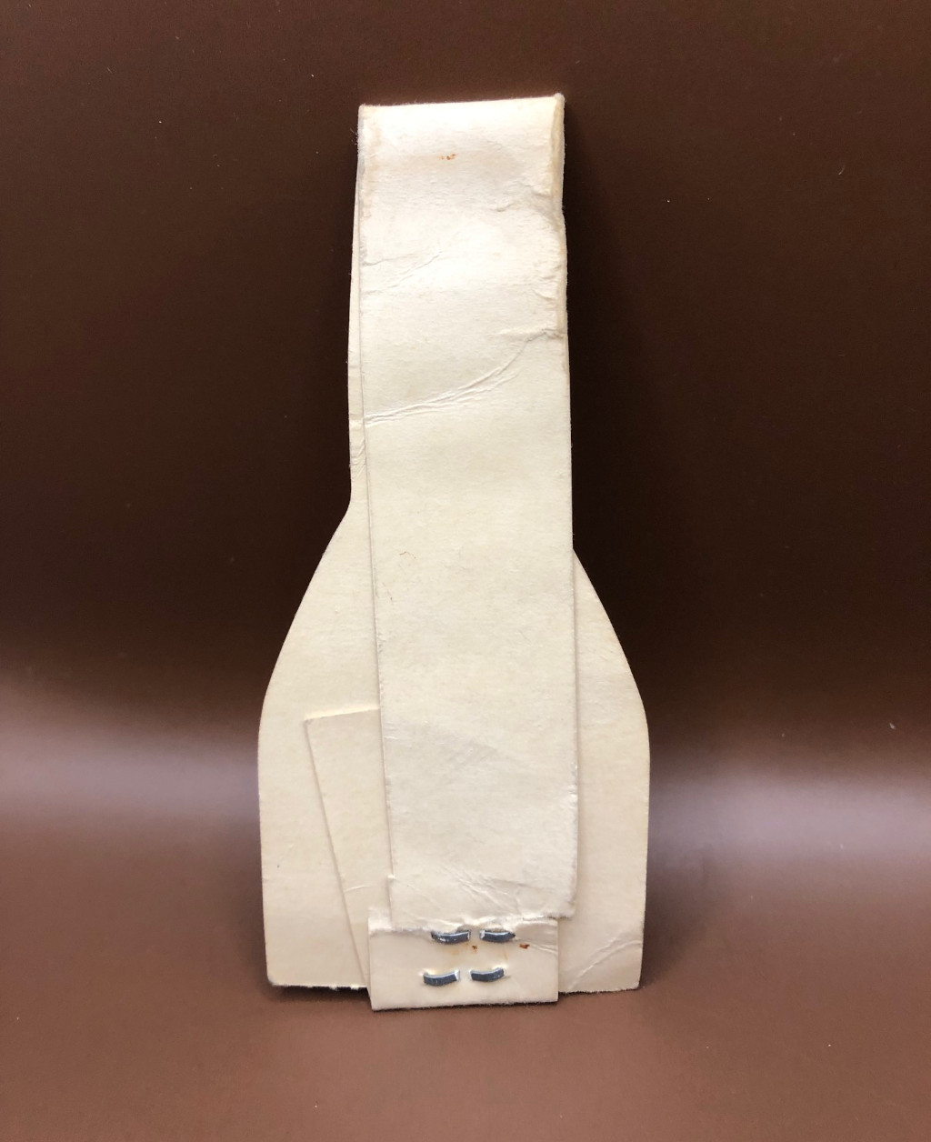 backside photograph of historical Arapahoe Basin Lift Ticket circa 1950s ID CLT-AC5