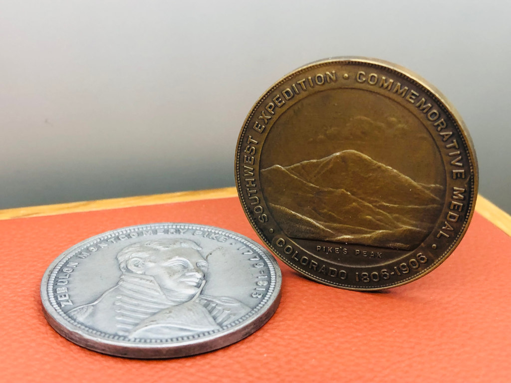 HK-336 and HK-338 Zebulon Pike Southwest Expedition Medals together