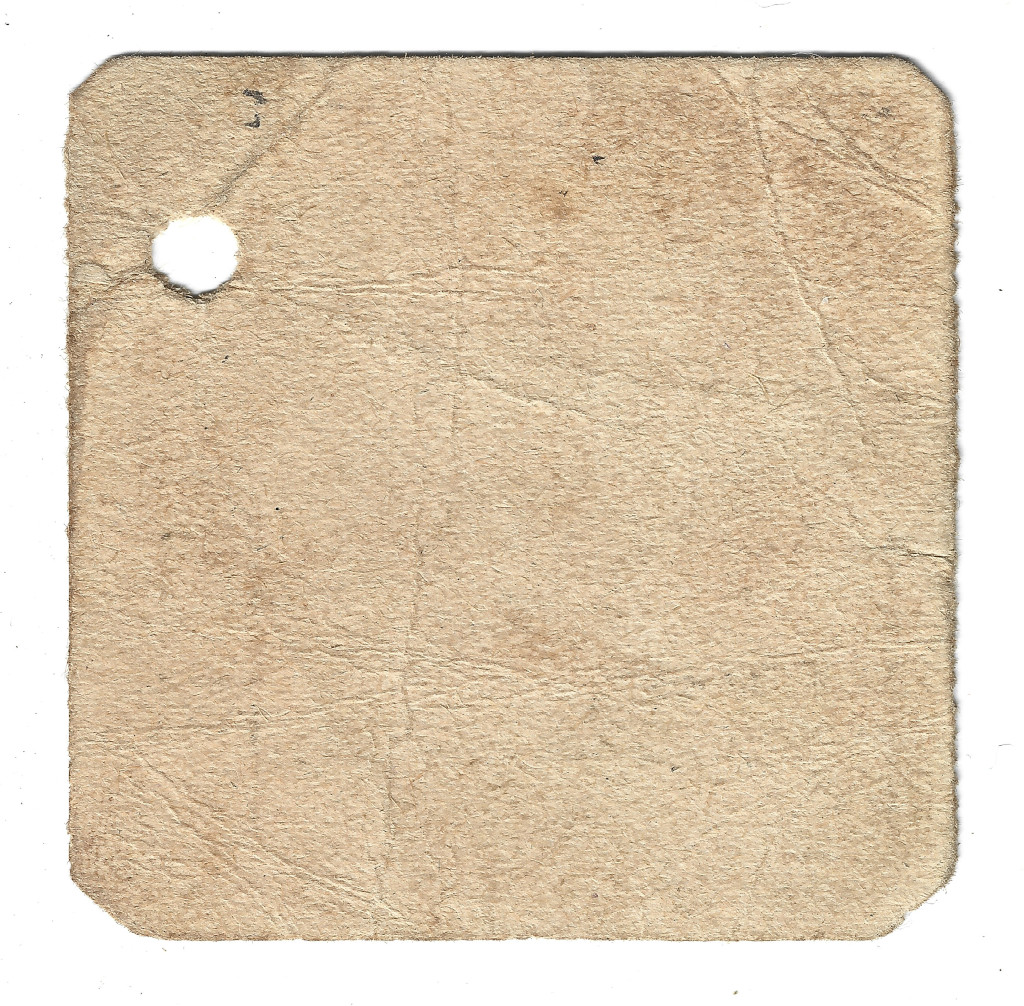 Berthoud Pass historical lift ticket CLT-016850 circa 1950s backside