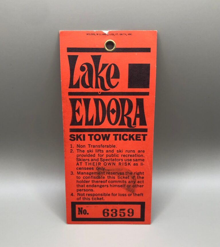frontside of Eldora Lift Ticket Circa 1960s #CLT-6359