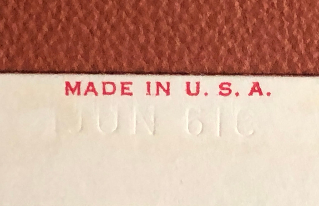 date on 1961 Wolf Creek Pass Continental Divide Sign Slide CWO-61C