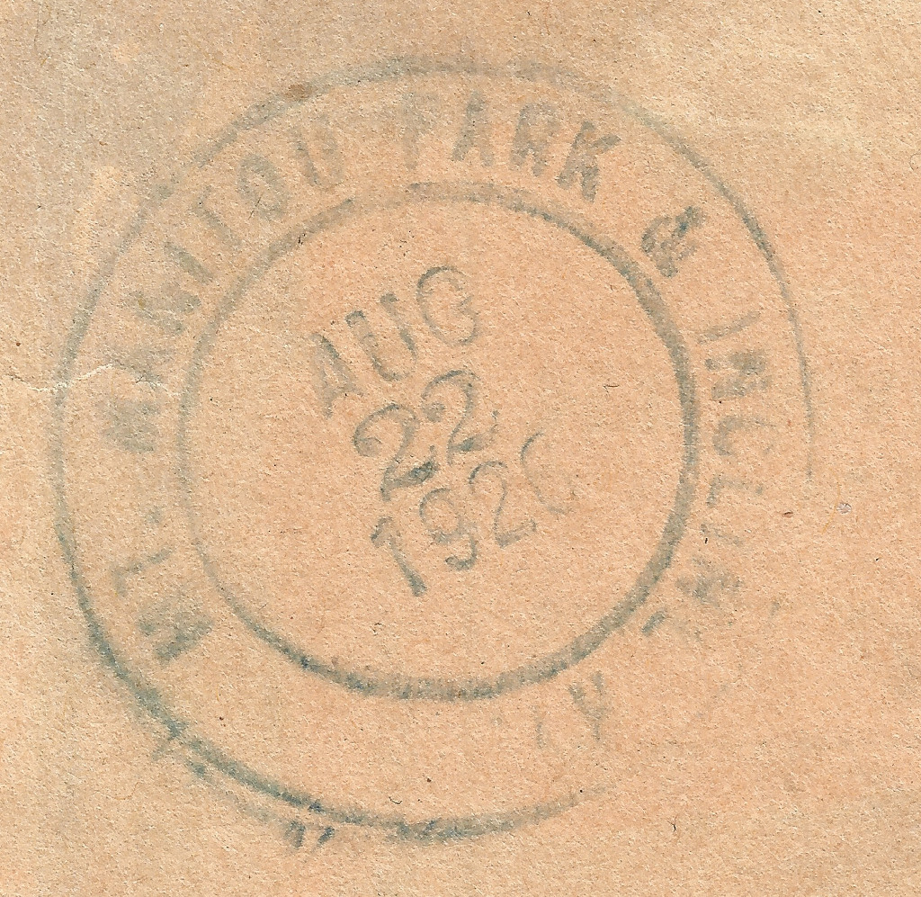 1926 Manitou Incline Ticket PIK-75270 date stamp