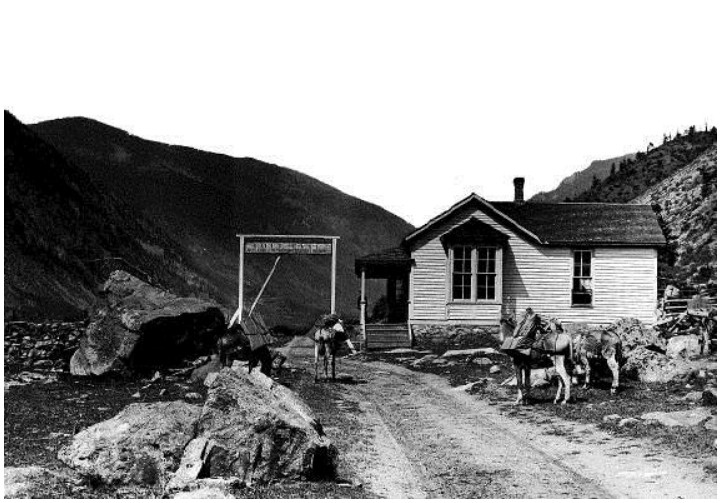 Berthoud Pass Empire Toll Gate 1800s