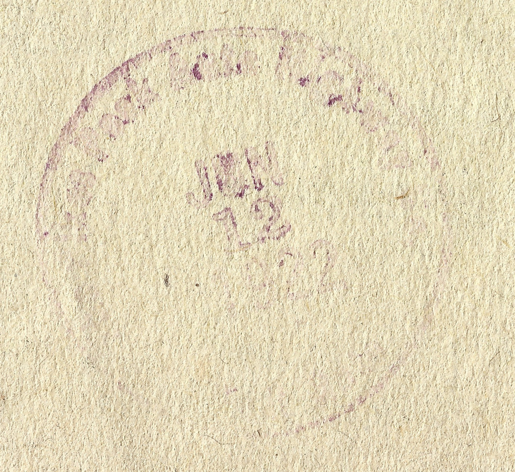 1922 Pikes Peak Souvenir Toll Road Tickets PIK-45045 and PIK-45046 date stamp